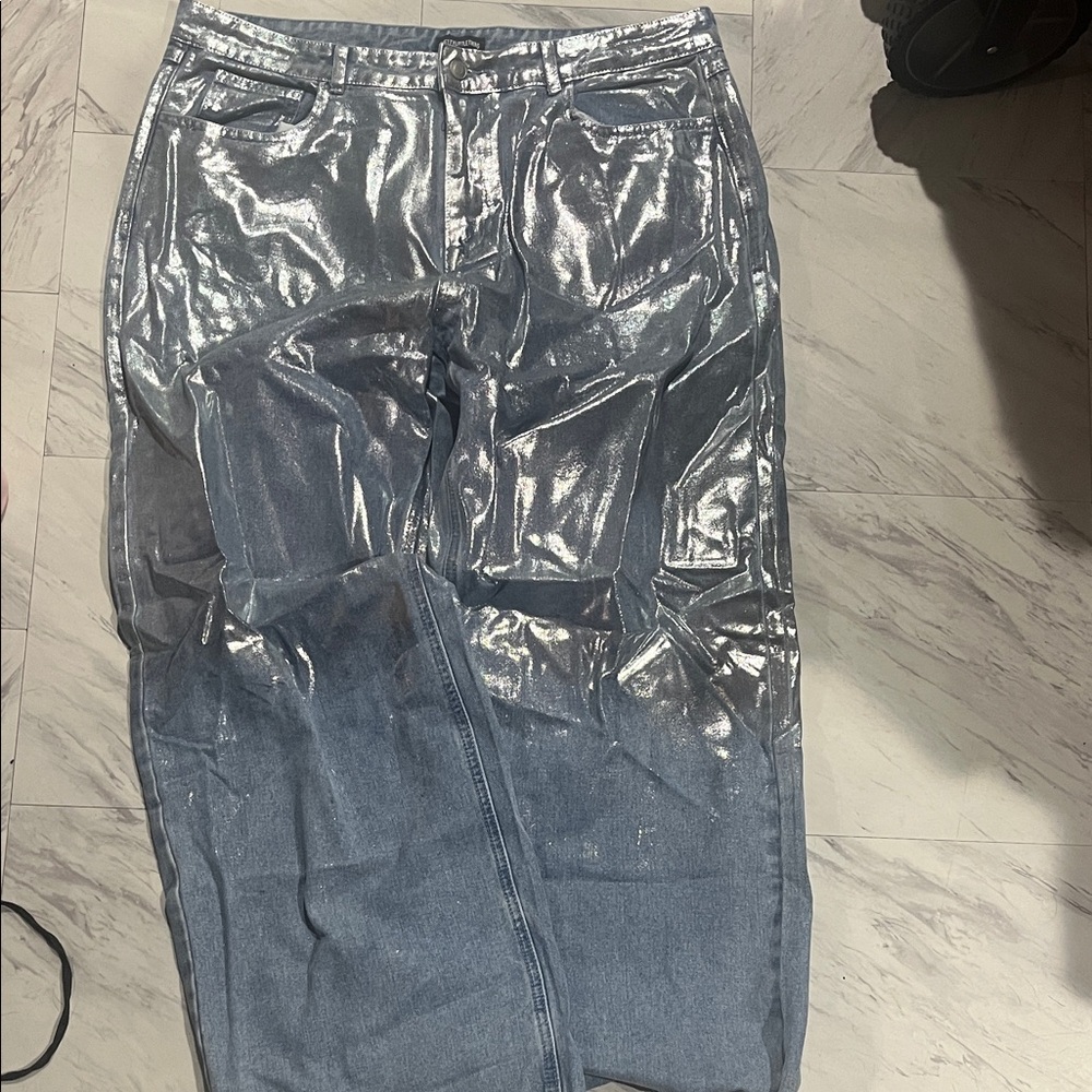 PrettyLittleThing Light Blue Denim Jeans